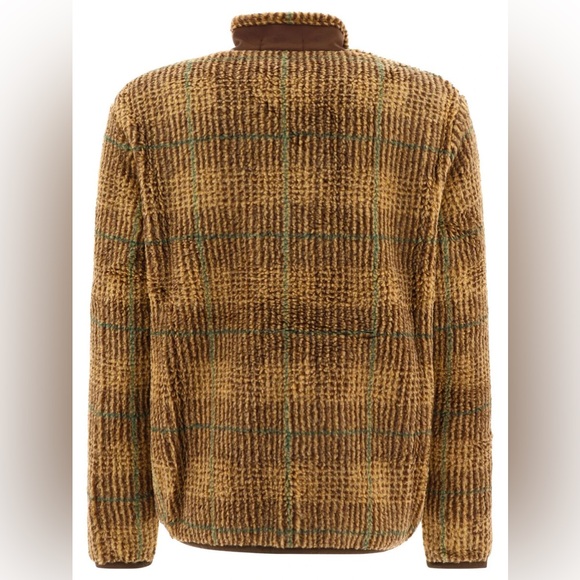 Ralph Lauren Men's Glen Plaid Pile Fleece Jacquard Jacket- Size : XL - Picture 11 of 13